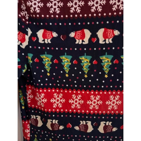 Christmas Print Design long sleeve top juniors size m 7-9 - Picture 4 of 4